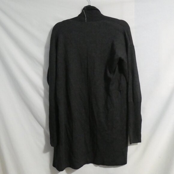 DYNAMITE | medium | Charcoal Long Sleeve Open Front Cardigan With Pockets | NWT - Picture 2 of 16
